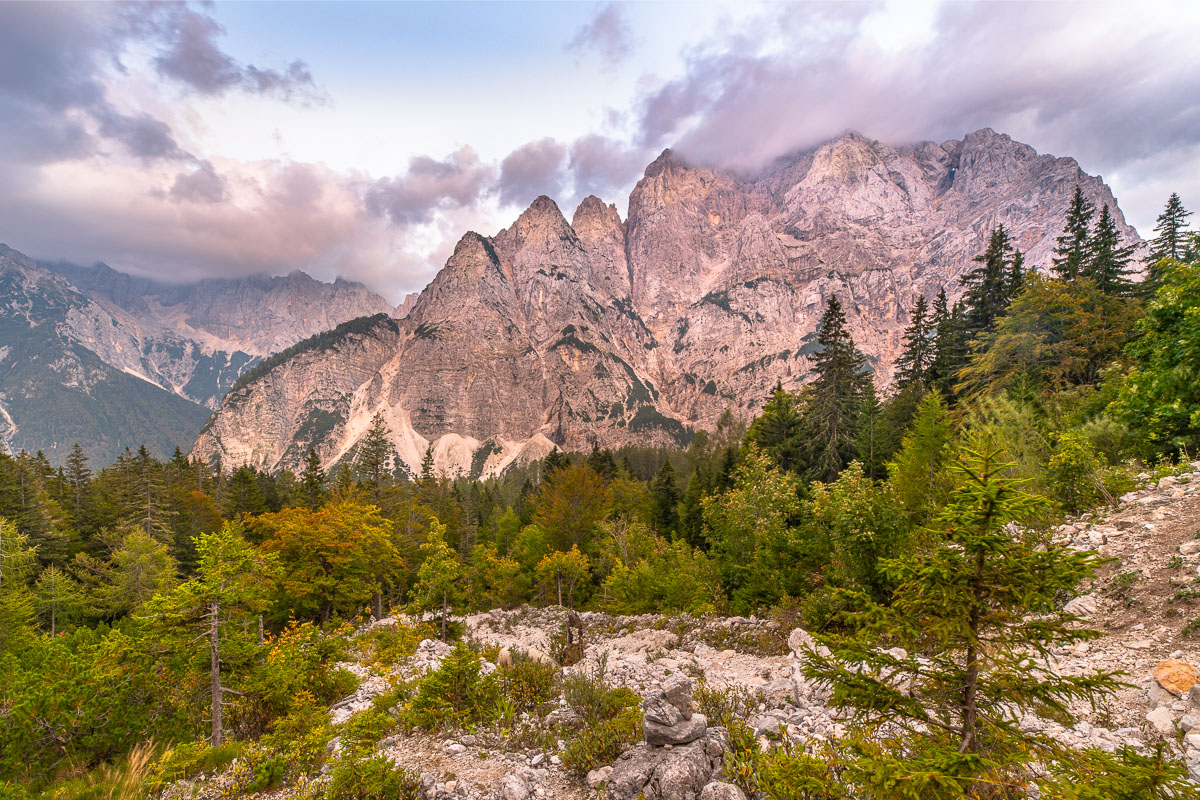 Alpenpanorama in Slowenien